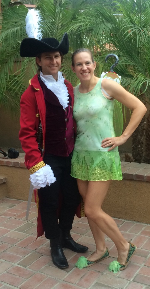 Captain Hook and Tinker Bell
