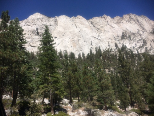 Mount Whitney view from parking lot